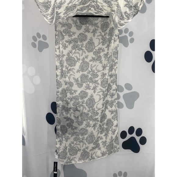 Echo 23 NWT Valencia Bi Color Floral Wrap Quick Dry Wrinkle Resist Neutral New - Picture 4 of 7